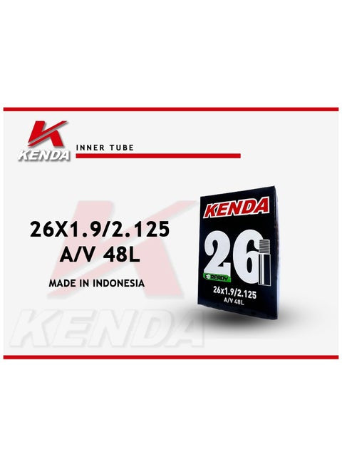 Kenda 26 x 1.9/2.125 Inner Tube – A/V 48L