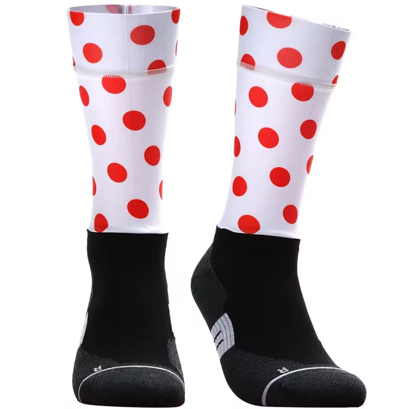 Polka Dot Climber Cycling Aero Socks