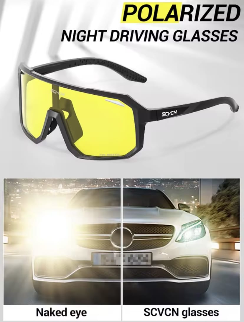SCVCN Polarized Night Driving Glasses