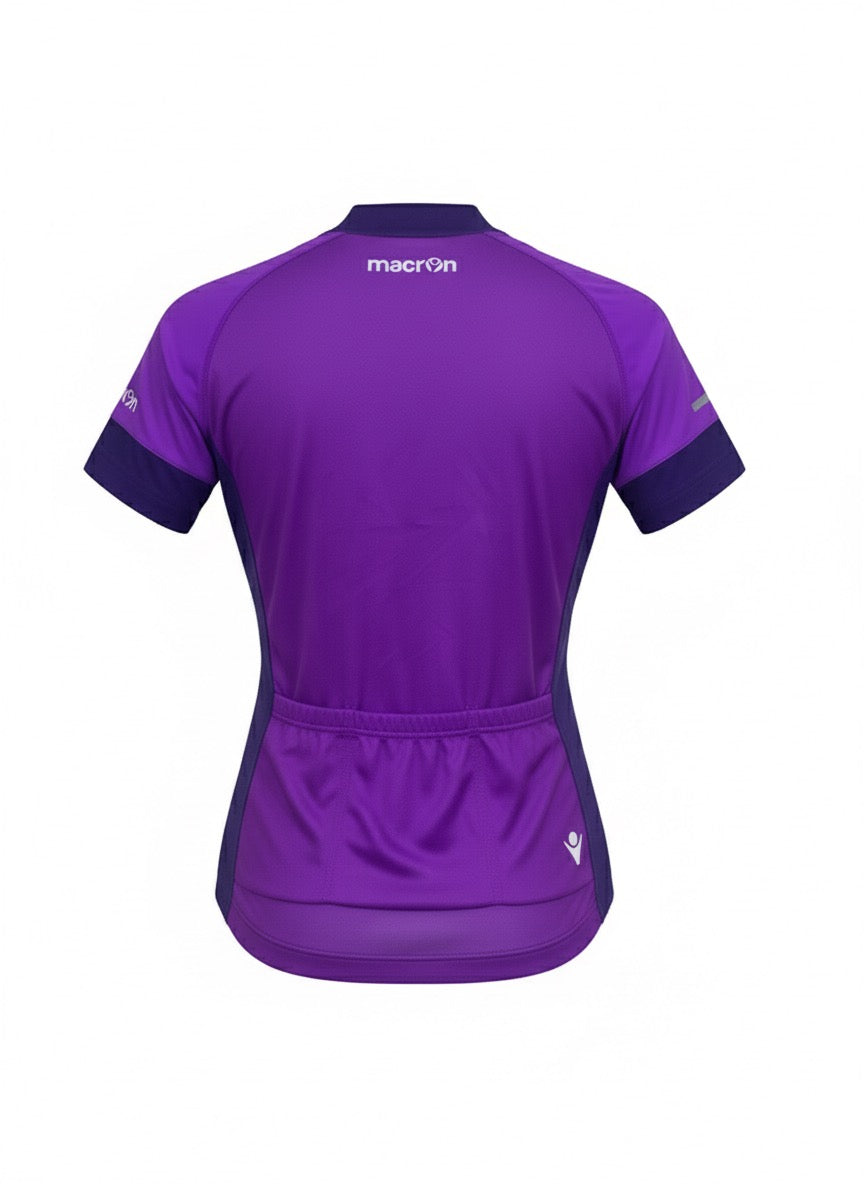 Macron Violet Performance Cycling Jersey โ Dual Purple Edition