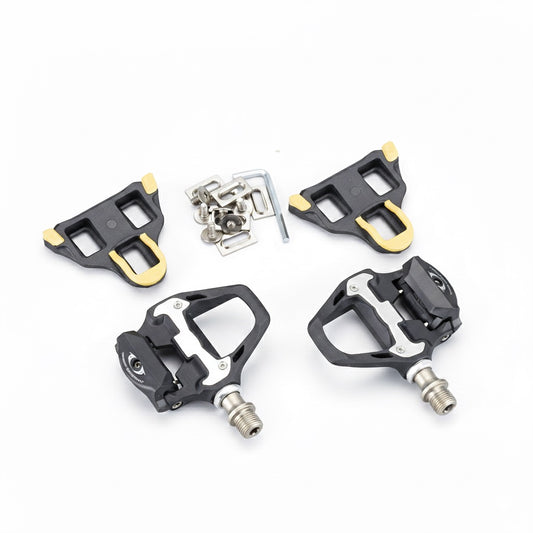 Racework Road Bike Clipless Pedals with Cleats