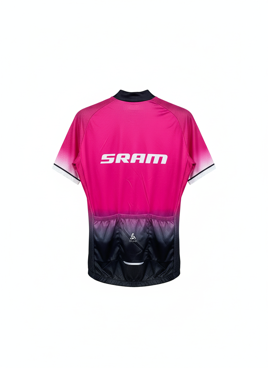 SRAM UCI World Tour Cycling Jersey โ Magenta Edition