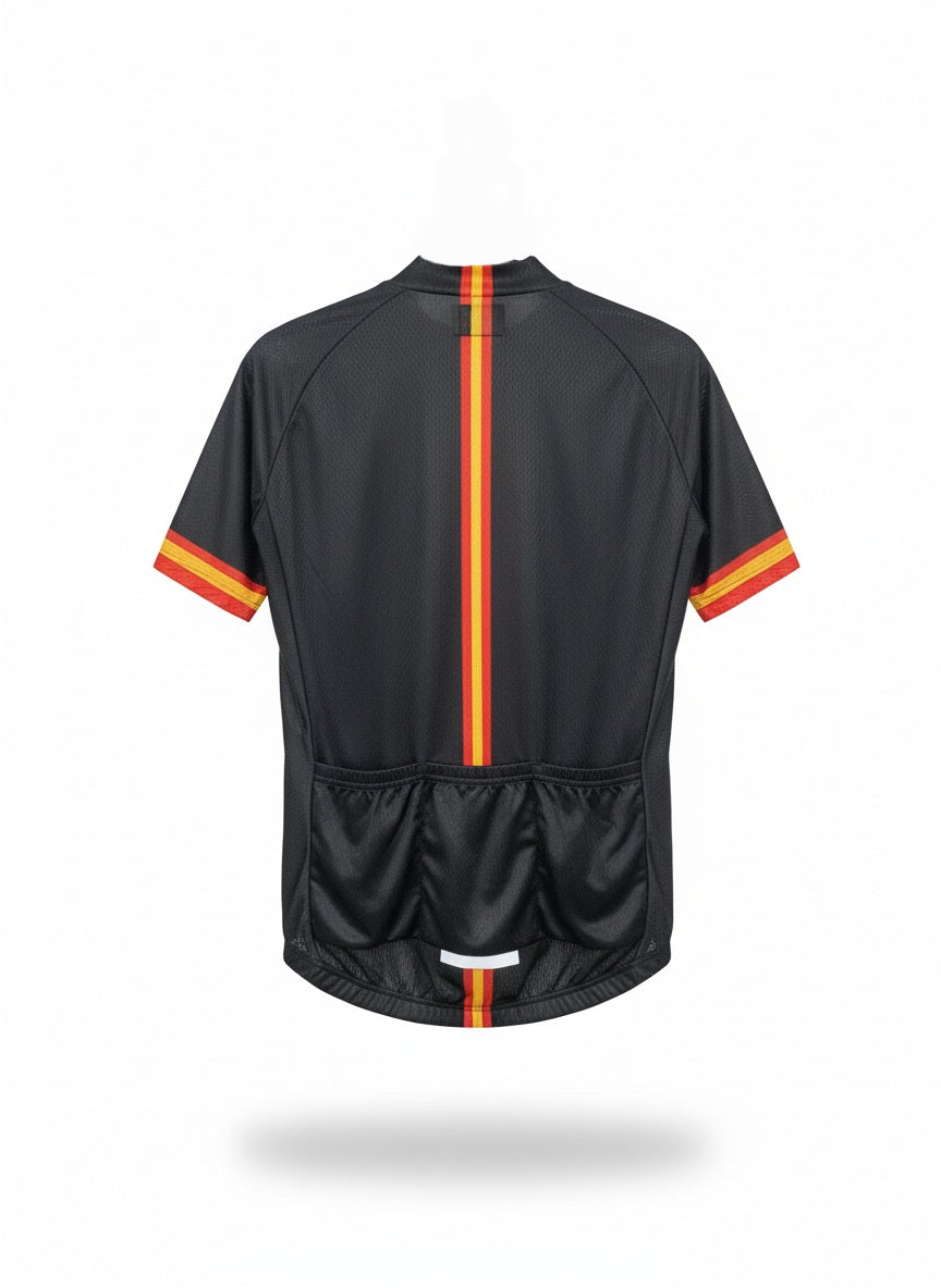 Classic Black Cycling Jersey