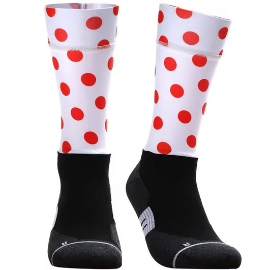 Polka Dot Climber Cycling Aero Socks