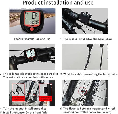Artyea KINGMAS LCD Bicycle Bike Computer