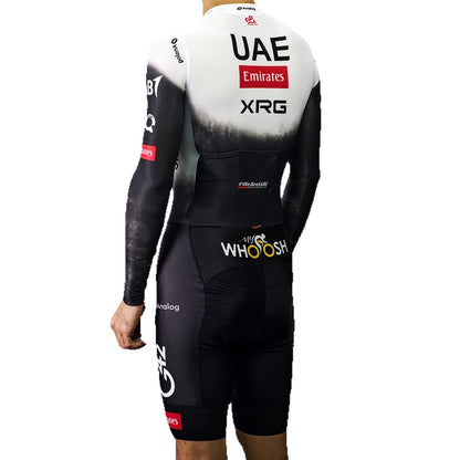 UAE Team Emirates Long Sleeve Cycling Skinsuit – Pro Aero Race Suit
