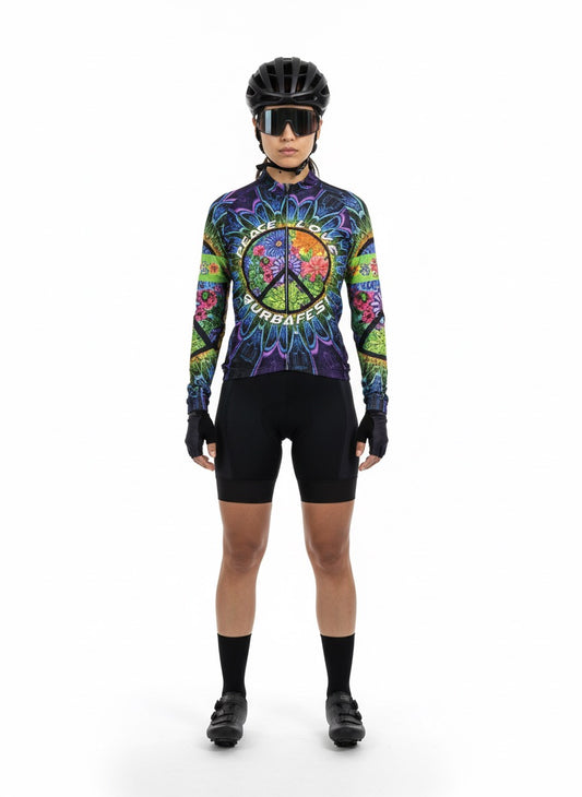 Peace • Love • Eurbafest – Psychedelic Cycling Jersey
