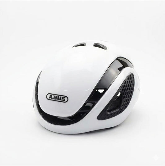 ABUS Aero Road Cycling Helmet – White Edition