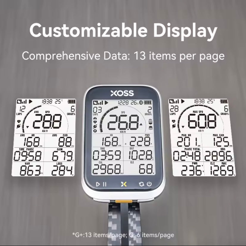 XOSS G3+ Bike Computer – GPS Cycling Performance – Free cyclist