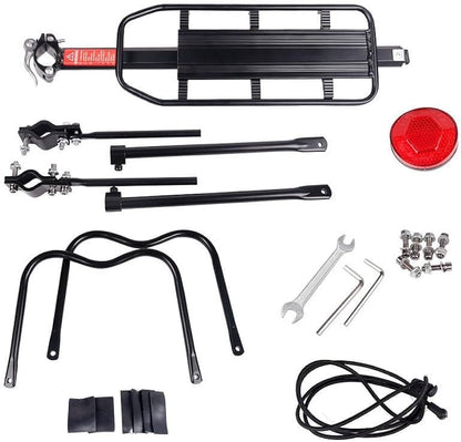 Adjustable Rear Bike Cargo Rack – Aluminum Alloy