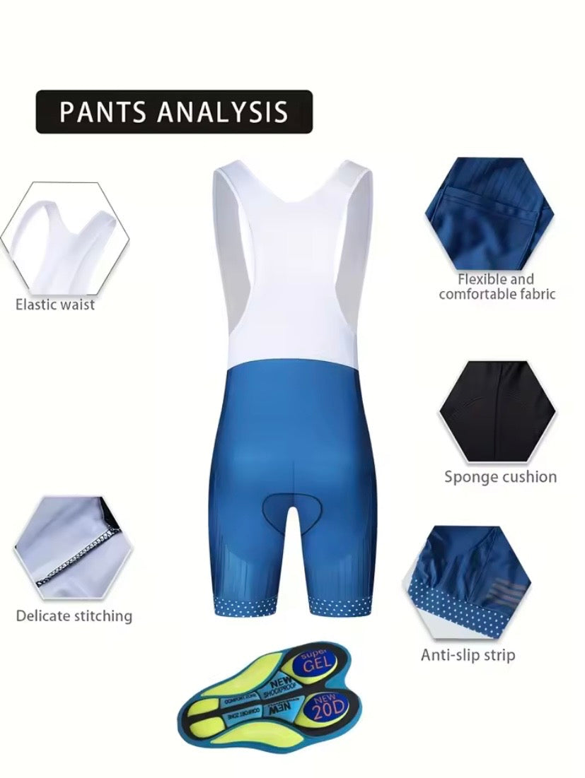 Cycling Bib Shorts – Gel Padding & Comfort Performance Fit