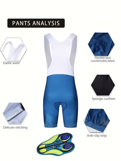Cycling Bib Shorts – Gel Padding & Comfort Performance Fit