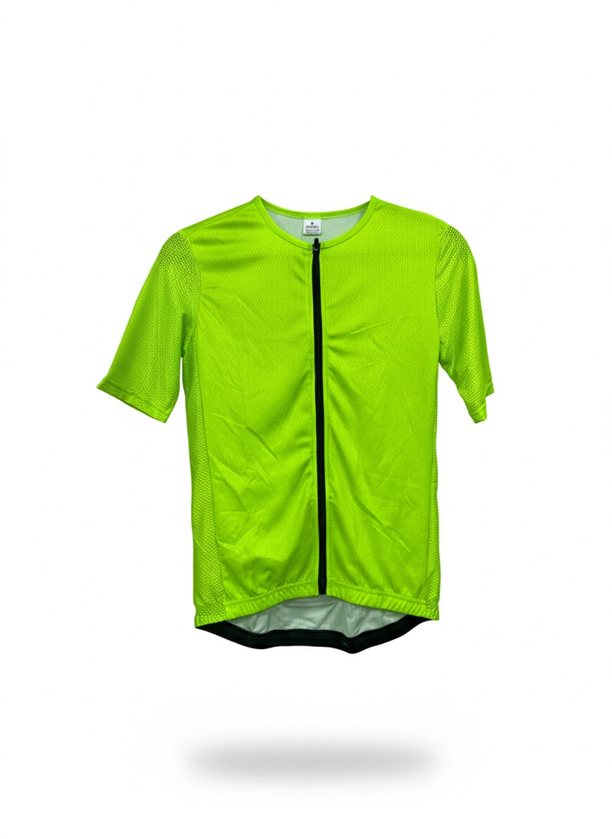 Fluorescent Lime Cycling Jersey – AeroLite Edition