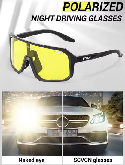 SCVCN Polarized Night Driving Glasses
