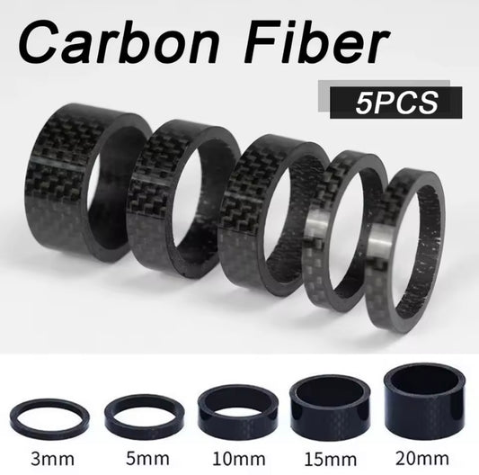 Carbon Fiber Headset Spacers (5pcs)