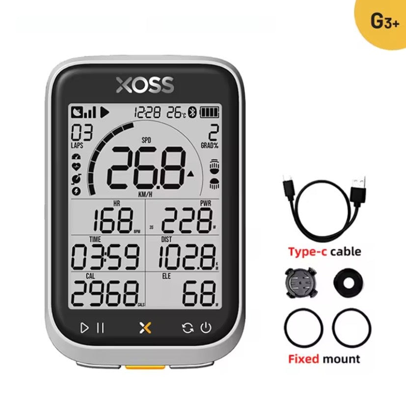 XOSS G3+ Bike Computer – GPS Cycling Performance