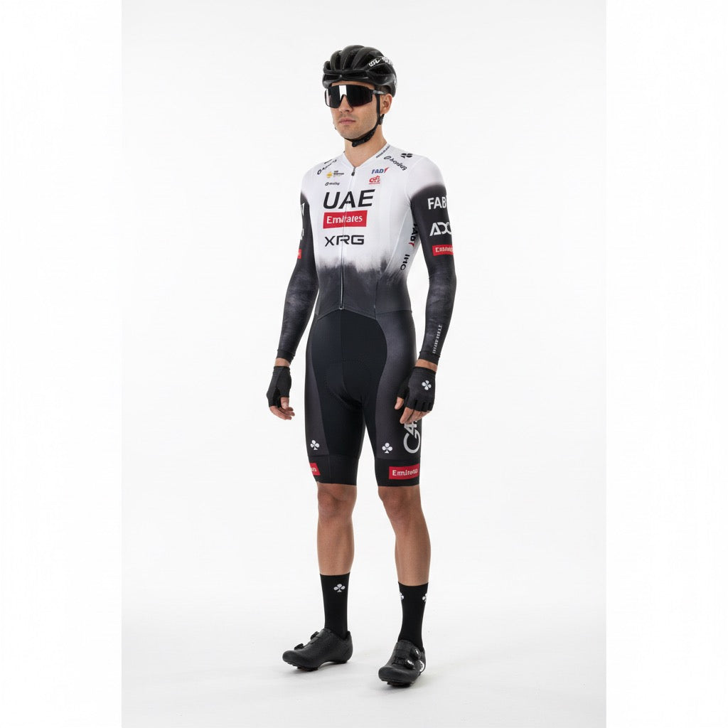 UAE Team Emirates Long Sleeve Cycling Skinsuit – Pro Aero Race Suit