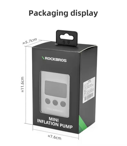 ROCKBROS Mini Electric Digital Air Pump