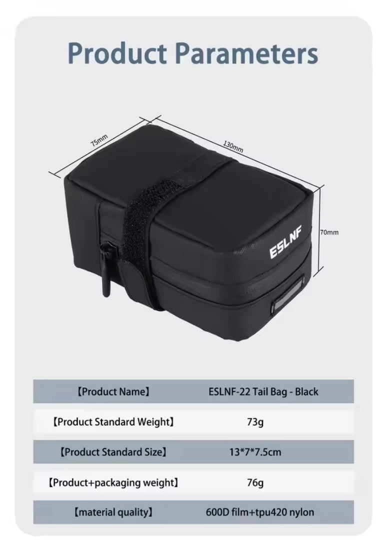 ESLNF Bicycle Saddle Bag