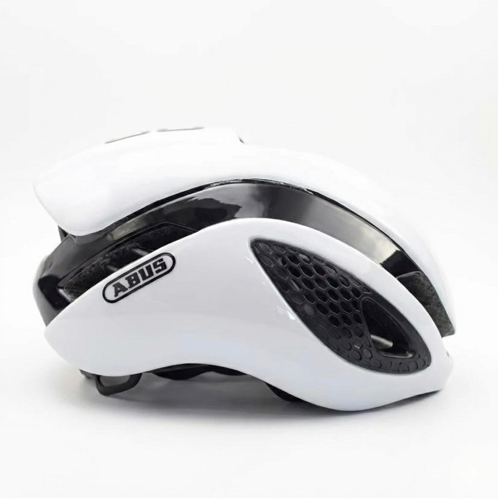 ABUS Aero Road Cycling Helmet – White Edition