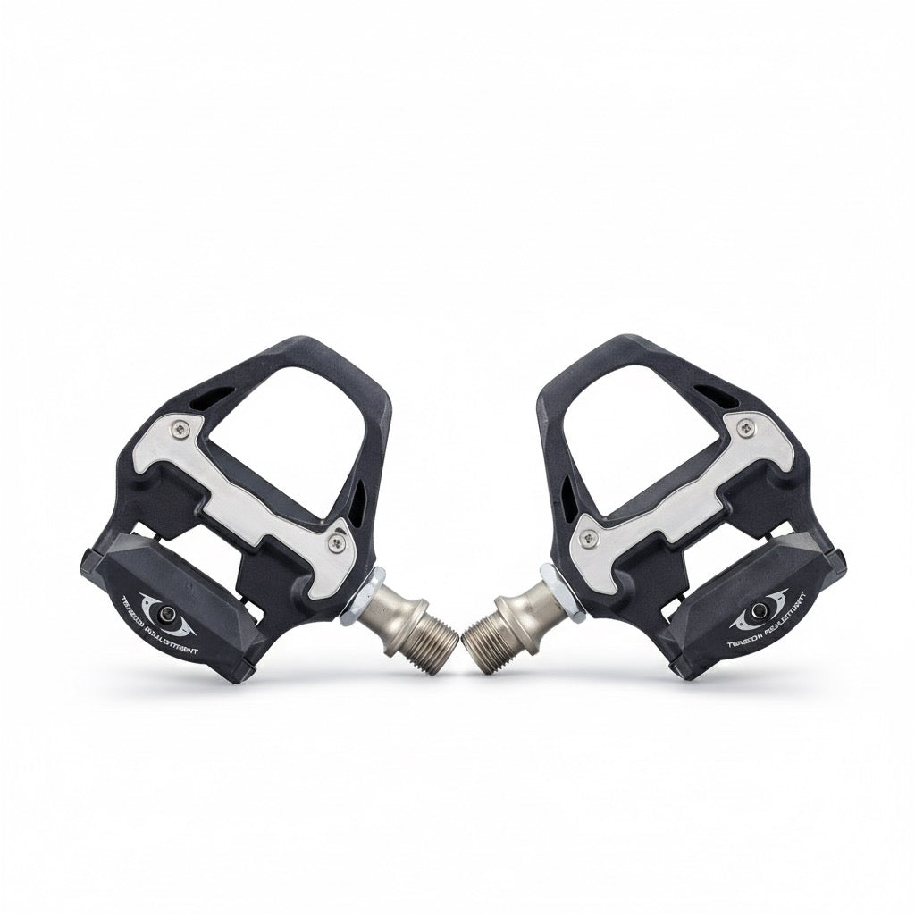 Racework Road Bike Clipless Pedals with Cleats