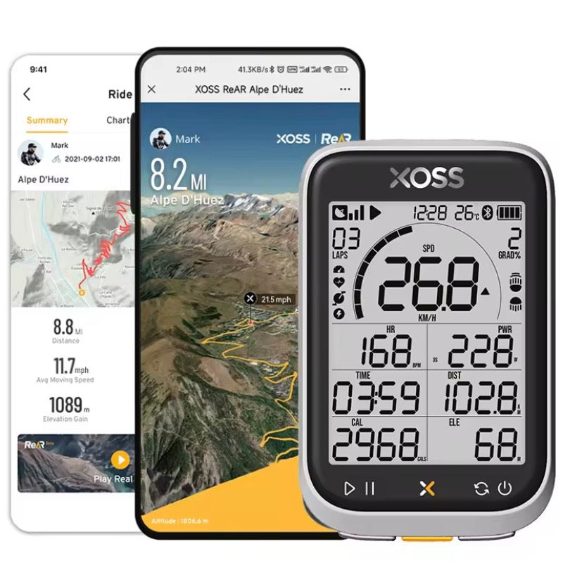 XOSS G3+ Bike Computer – GPS Cycling Performance – Free cyclist