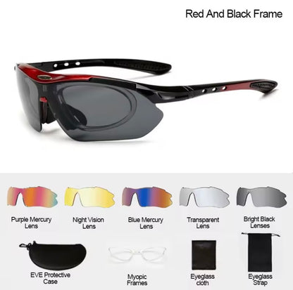 Cycling Sunglasses Interchangeable Lenses