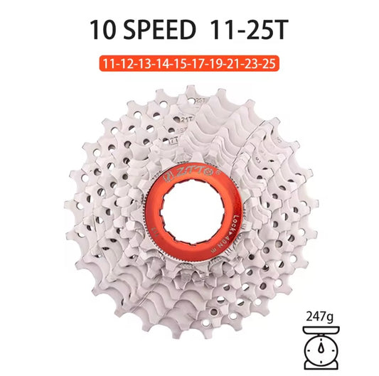 ZTTO 10-Speed 11-25T Bike Cassette