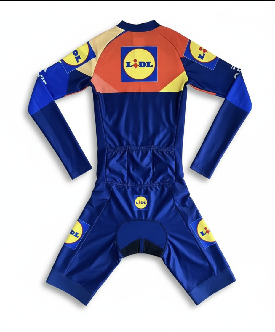 Trek Long Sleeve Cycling Skinsuit – Aero Fit & Performance