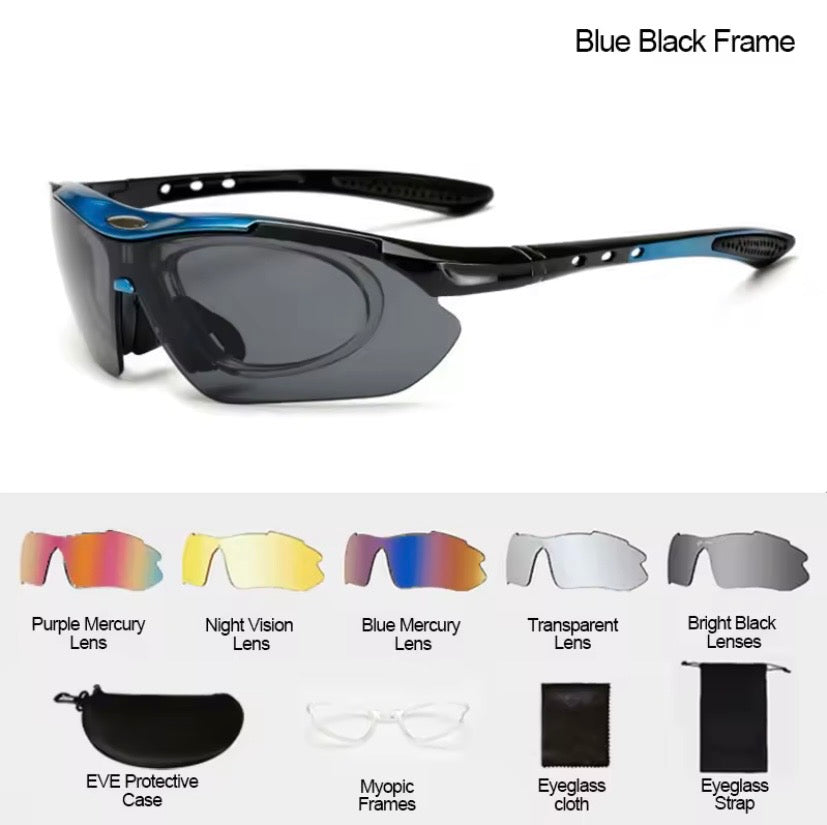 Cycling Sunglasses Interchangeable Lenses