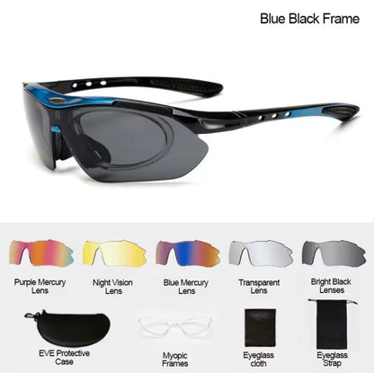 Cycling Sunglasses Interchangeable Lenses