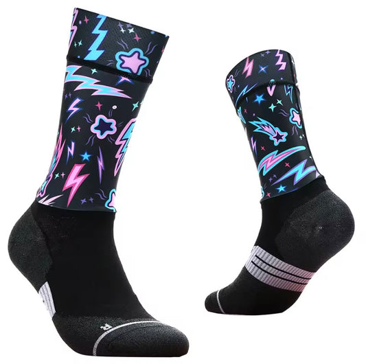 Galaxy Lightning Cycling Aero Socks