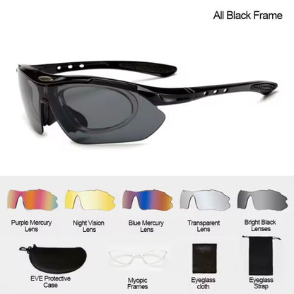 Cycling Sunglasses Interchangeable Lenses