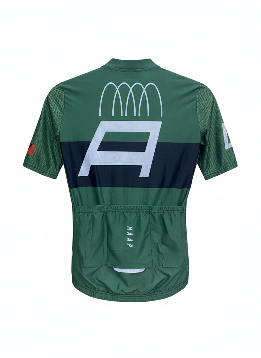 MAAP Short Sleeve Road Cycling Jersey – Performance Fit (Green)