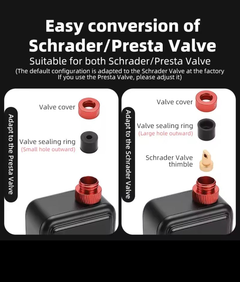 ROCKBROS Mini Electric Digital Air Pump