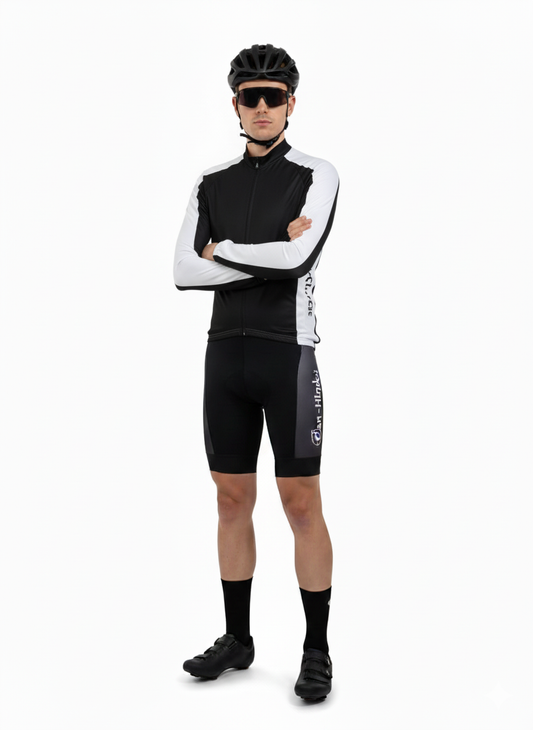 Black & White Performance Cycling Jersey