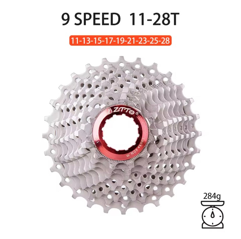 ZTTO 9-Speed 11-28T Bike Cassette