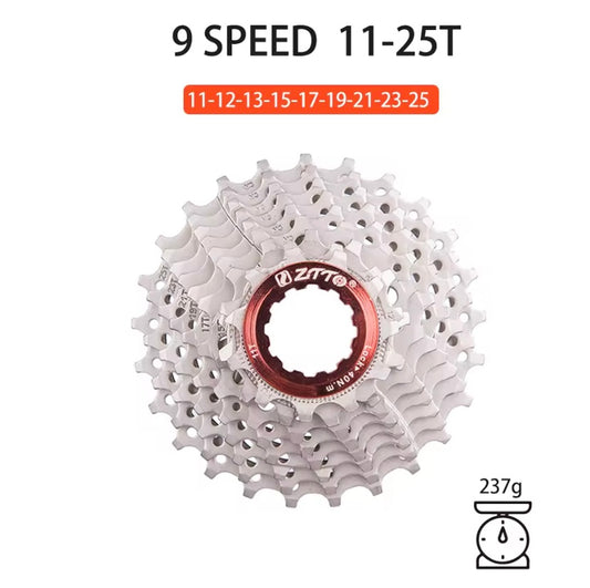 ZTTO 9-Speed 11-25T Bike Cassette