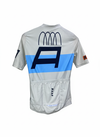 MAAP Men’s Pro Fit Cycling Jersey – Grey & Blue Edition