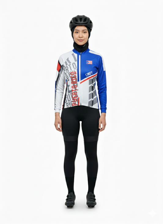 Puerto Rico National Cycling Jersey – Long Sleeve Edition