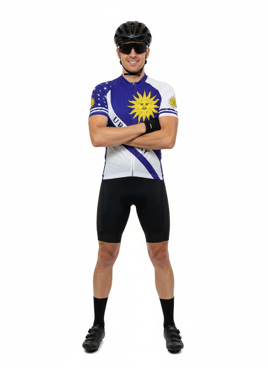 Coolmax Uruguay Cycling Jersey – Sun of May Edition