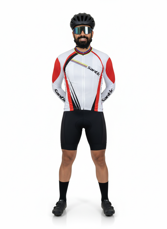 Santic Pro Aero Jersey – Long Sleeve (World Champion Inspired)