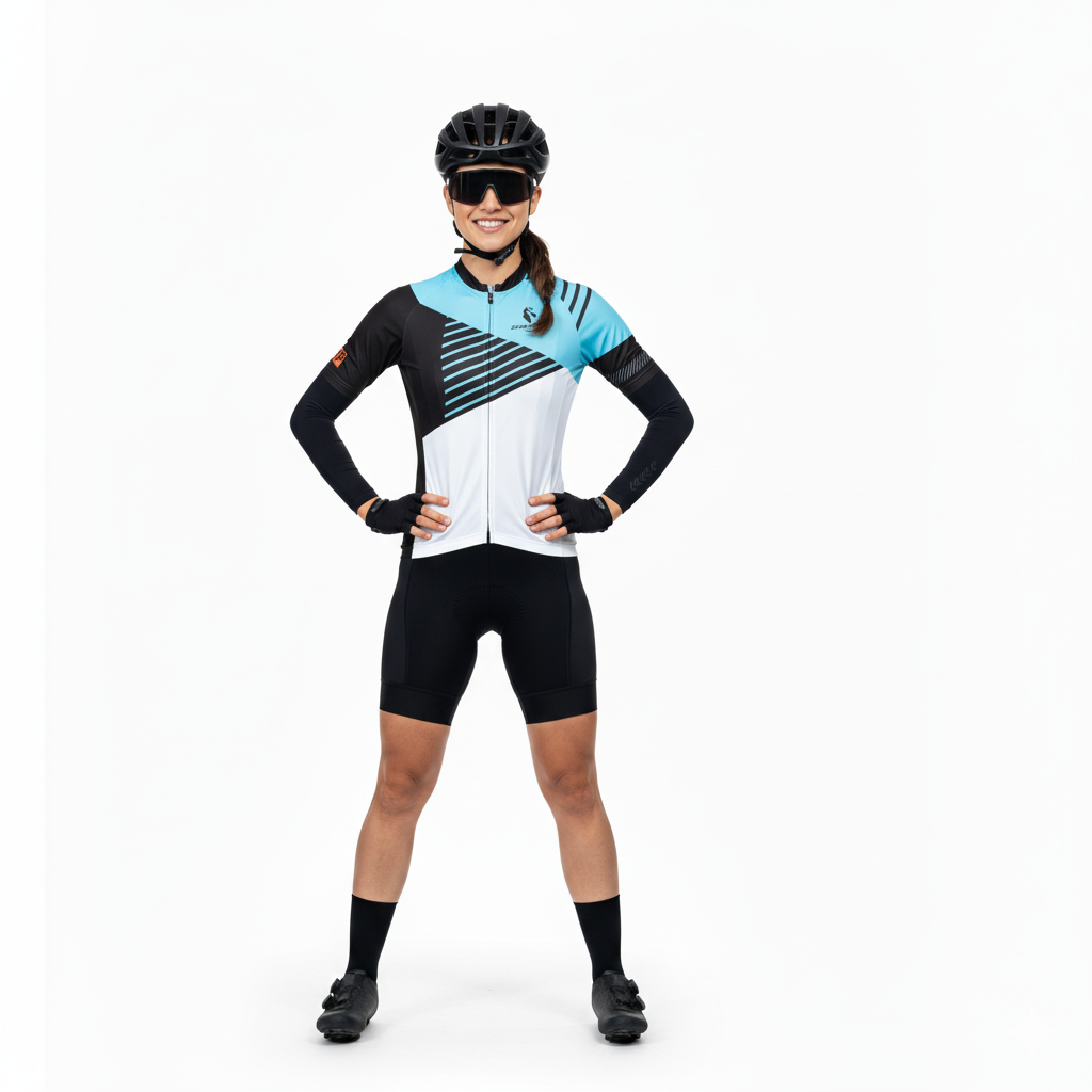 Scrapper Men’s Cycling Jersey – Blue & White Edition