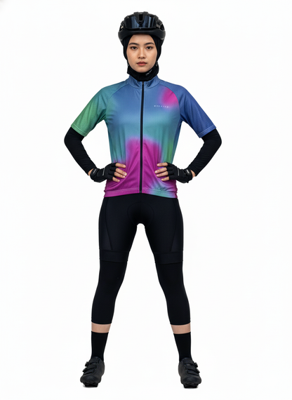 EYESSEE Aurora Gradient Cycling Jersey – Limited Color Edition