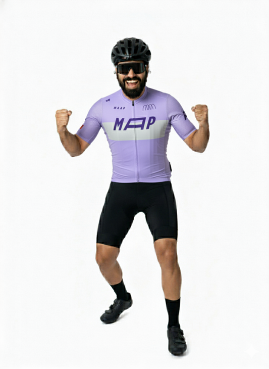 MAAP Men’s Pro Fit Cycling Jersey – Lavender Edition