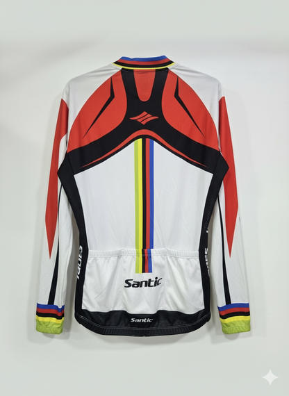 Santic Pro Aero Jersey – Long Sleeve (World Champion Inspired)