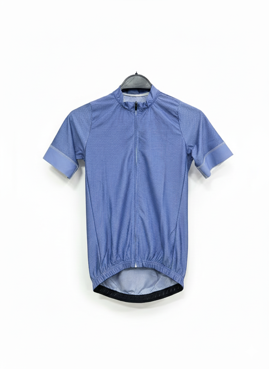 Minimalist Blue Cycling Jersey