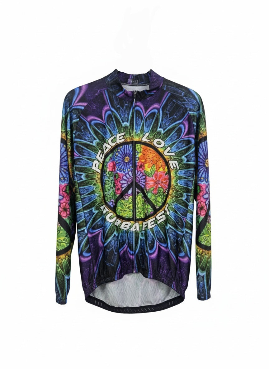 Peace • Love • Eurbafest – Psychedelic Cycling Jersey