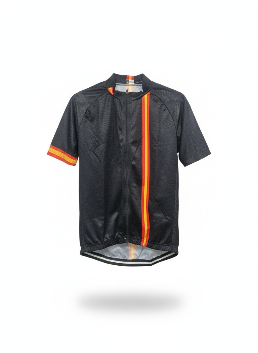 Classic Black Cycling Jersey