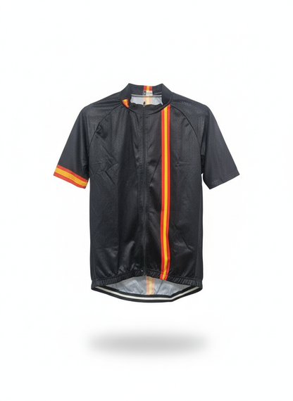 Classic Black Cycling Jersey